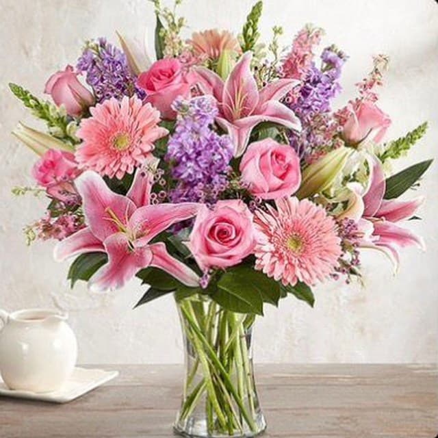 Pink Lily Arrangement