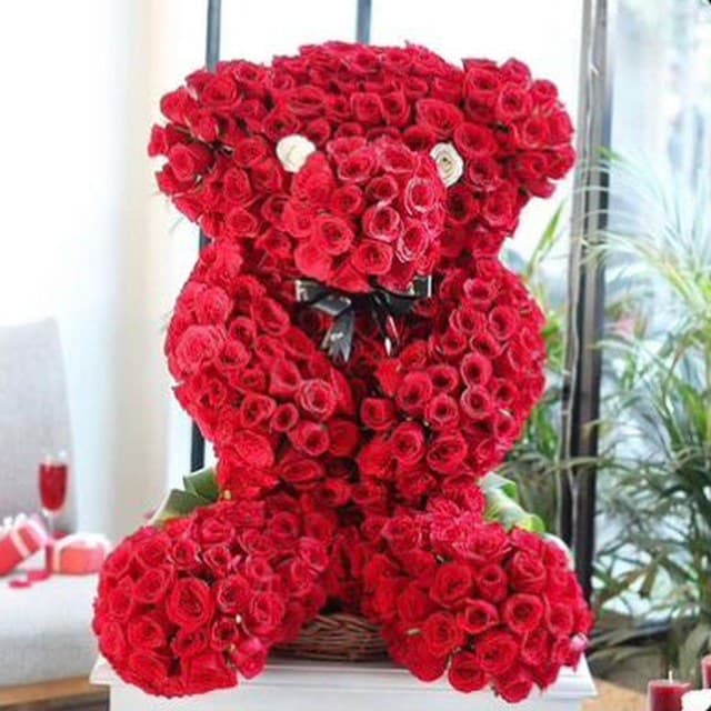 Rose Teddy Bear